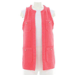 Chanel  Women's Four Pocket Vest Cotton Blend